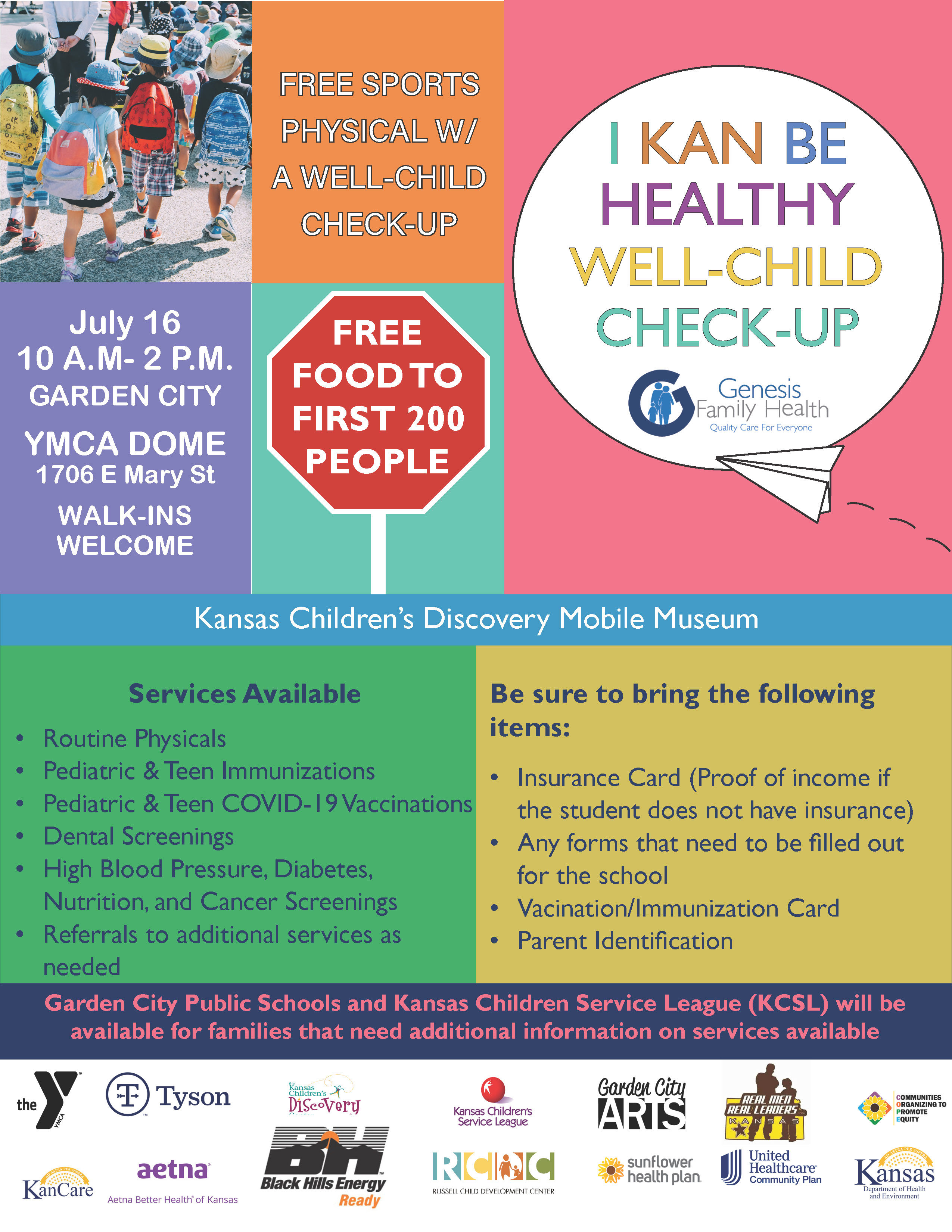 Sublette USD 374 I Kan Be Healthy WellChild CheckUp